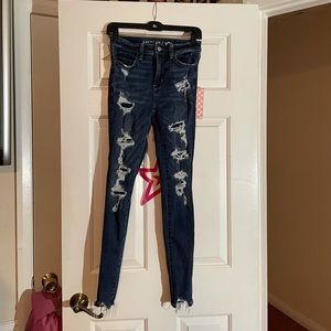 Super High Rise American Eagle Jegging